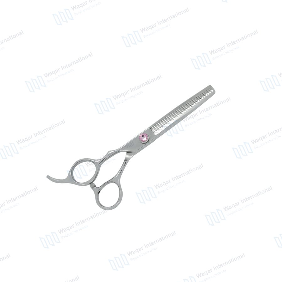 Customizable Sharp Stainless Steel Right-Handed Hair Scissors — dental instruments manufactured by Waqar International, Sialkot