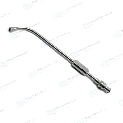 Stainless Steel 300mm Pool Suction Tube with 10mm — surgical instruments manufactured by Waqar International, Sialkot
