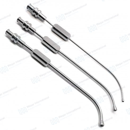 Stainless Steel Antrum Suction Tube — ent instruments manufactured by Waqar International, Sialkot