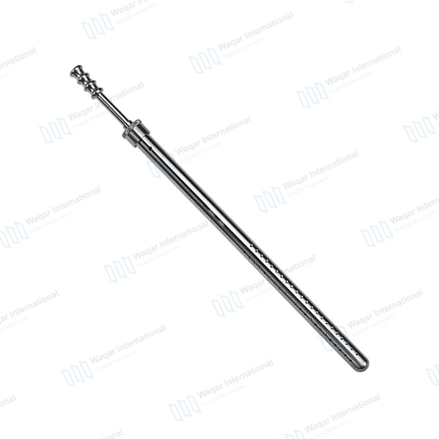 Poole Stainless Steel Abdominal Suction Tube Hospital ENT — ent instruments manufactured by Waqar International, Sialkot
