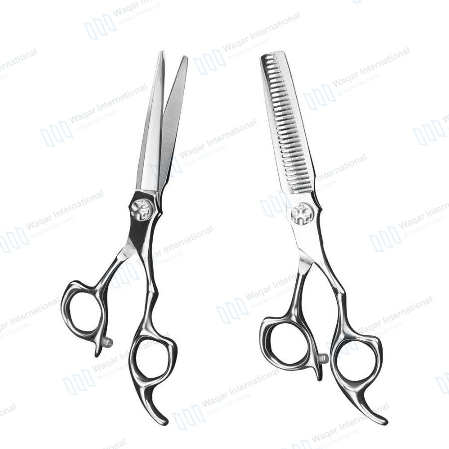 Stainless Steel Straight Thinning Shears Kit Sharp — dental instruments manufactured by Waqar International, Sialkot