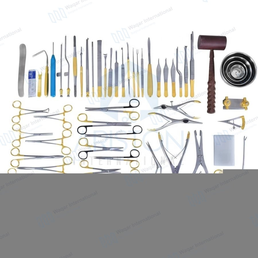 Set of 57 Stainless Steel Gubisch Rhinoplasty — ent instruments manufactured by Waqar International, Sialkot