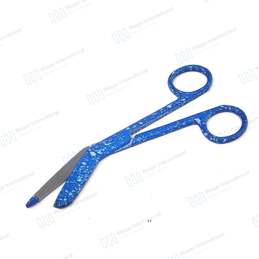Tactical EDC Medical EMT Bandage Scissors Left Handed — surgical instruments manufactured by Waqar International, Sialkot