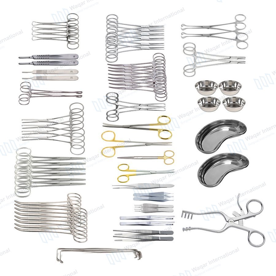Abdominal Vascular Surgical Kit — surgical instruments manufactured by Waqar International, Sialkot
