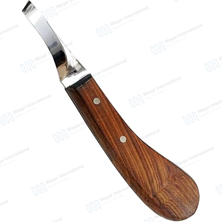 Stainless Steel Hospital Veterinary Hoof Knife and Dehorner Set — veterinary instruments manufactured by Waqar International, Sialkot