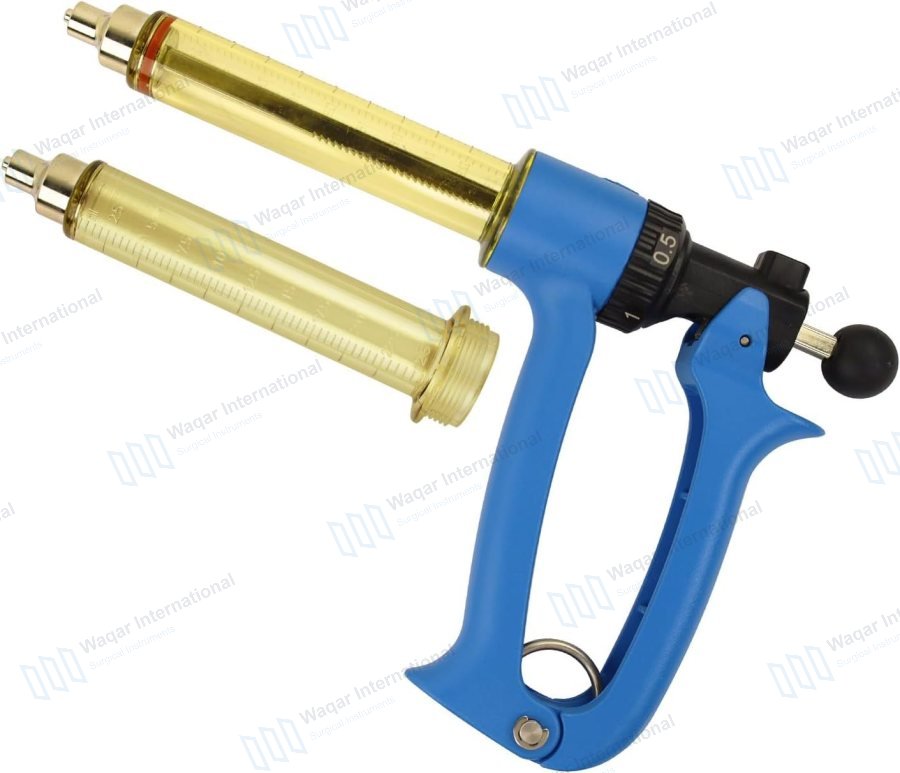 Reusable 20ml Horse Cattle Pig Plastic Drencher — veterinary instruments manufactured by Waqar International, Sialkot