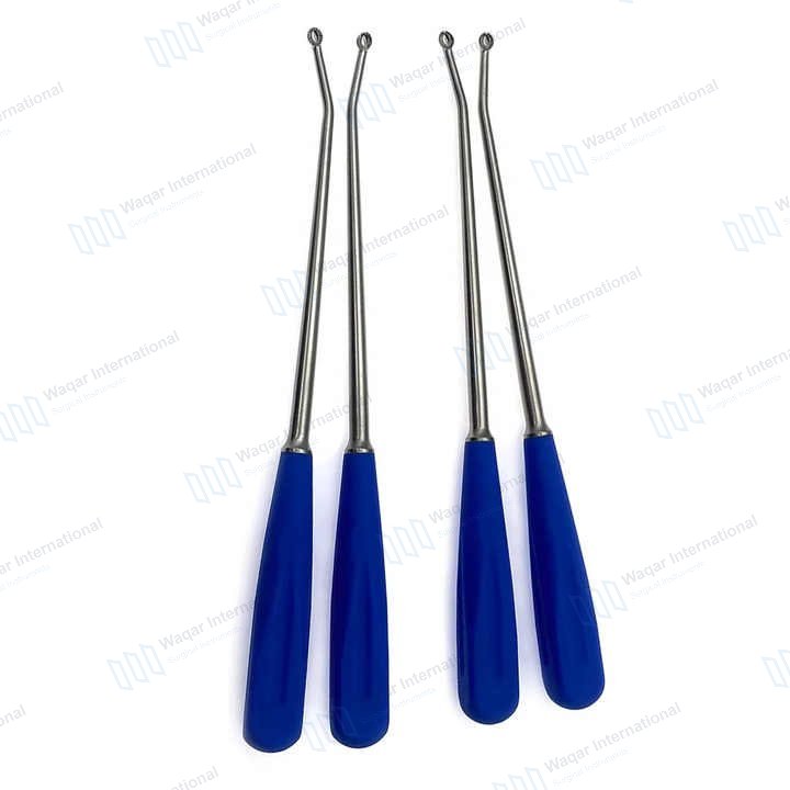 Fox Dermal Curettes Instrument Set for Otology Surgery — ent instruments manufactured by Waqar International, Sialkot