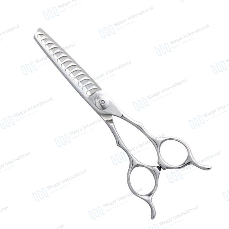Japanese Stainless Steel Foldable Right-Handed Hair Thinning — beauty instruments manufactured by Waqar International, Sialkot