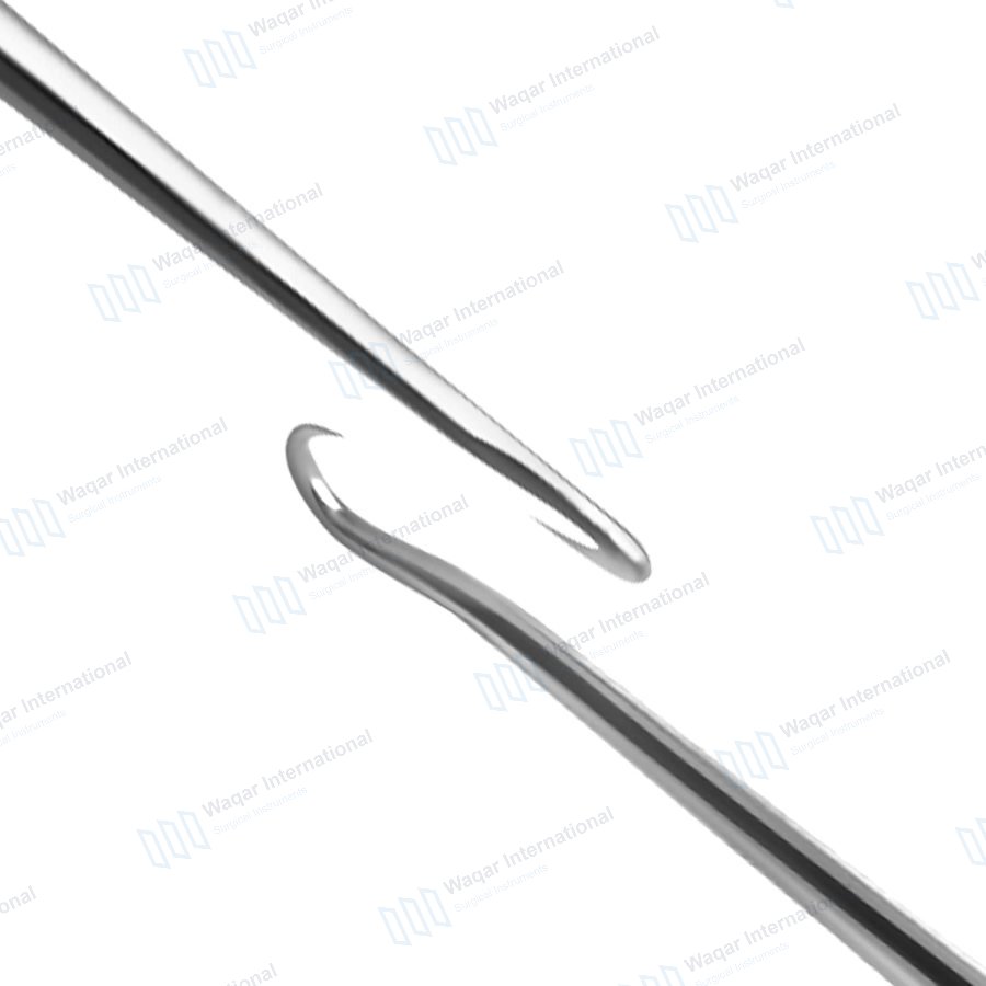 Skin Retractor 11" Veterinary Hook Double Prong Ball Ended — veterinary instruments manufactured by Waqar International, Sialkot