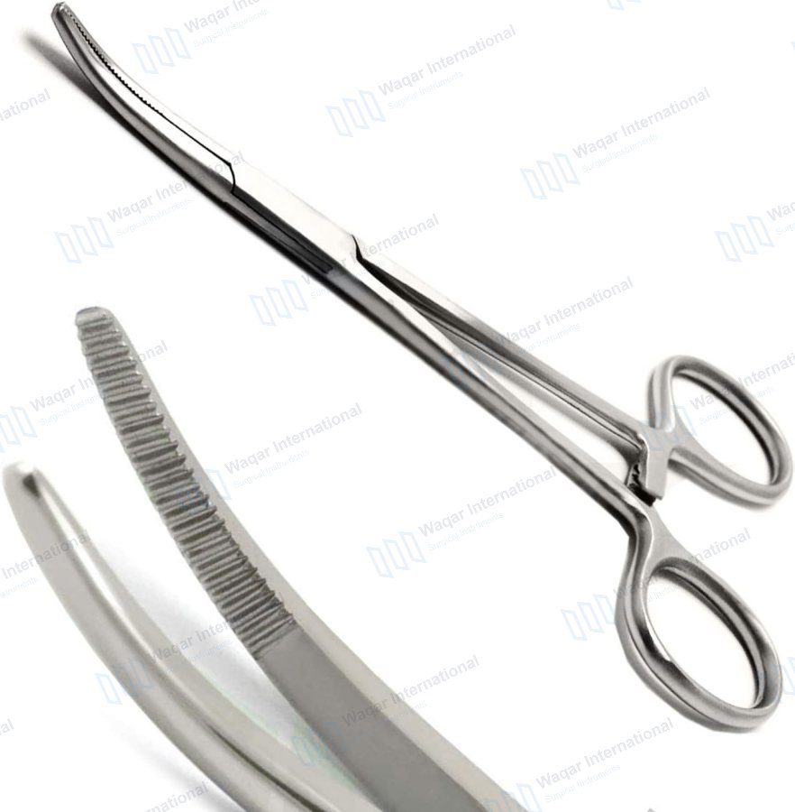 Kelly Hemostatic Forceps 5.50" Straight Surgical Instruments — surgical instruments manufactured by Waqar International, Sialkot