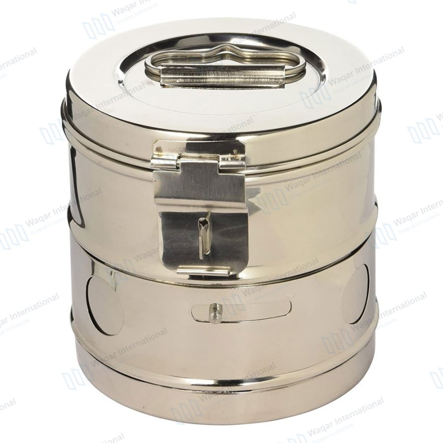 Dressing Jar Sterilization Drum — surgical instruments manufactured by Waqar International, Sialkot