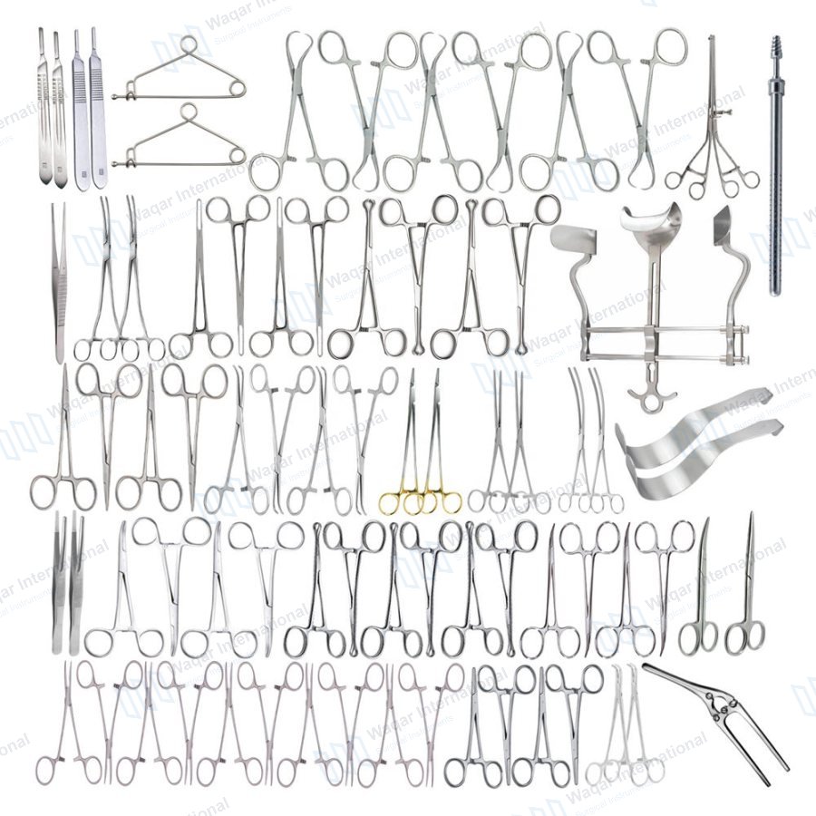 Stainless Steel Bowel Ressection Set — ent instruments manufactured by Waqar International, Sialkot