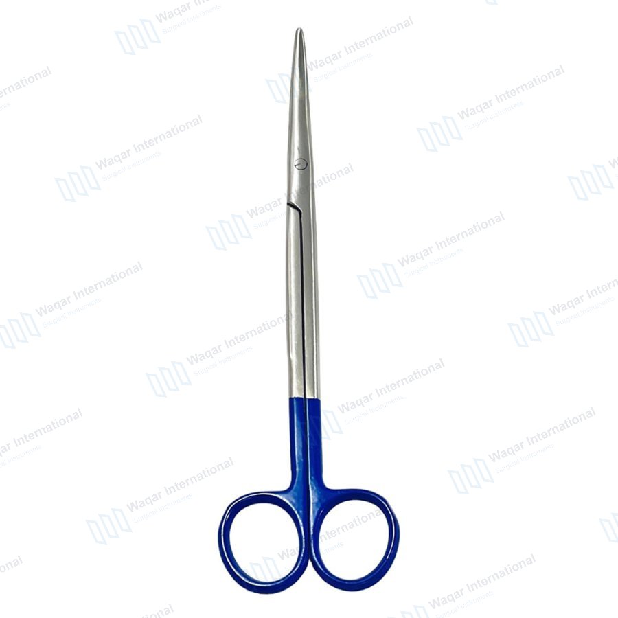 Veterinary Stainless Steel Surgical Scissors Straight Curved Tip Instrument — veterinary instruments manufactured by Waqar International, Sialkot