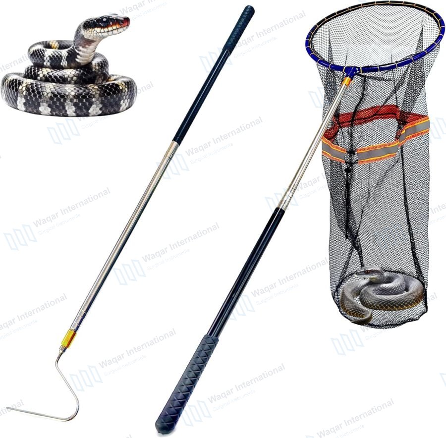 Stainless Steel Snake Catcher Stick — surgical instruments manufactured by Waqar International, Sialkot