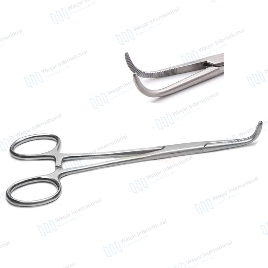 Hemostatic Mixer Artery Forceps Curved Stainless Steel Surgical Instruments — surgical instruments manufactured by Waqar International, Sialkot