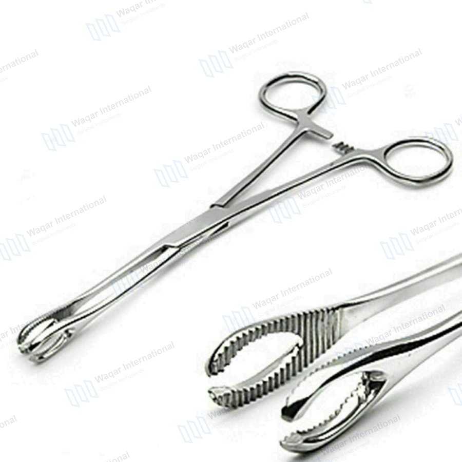 Stainless Steel Piercing Sponge Forceps Polish — body piercing instruments manufactured by Waqar International, Sialkot