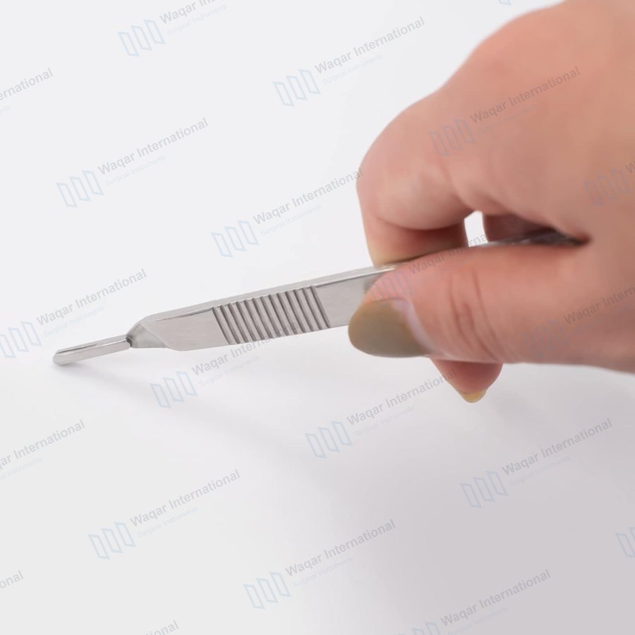 Steel Disposable Surgical Scalpel Handle Instrument — surgical instruments manufactured by Waqar International, Sialkot