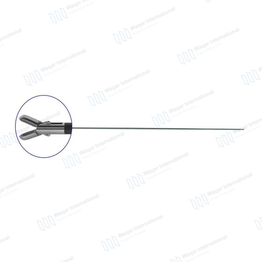 Spoon Gallbladder Grasper 10mm Stone Retrieval Forceps — laparoscopy surgery manufactured by Waqar International, Sialkot