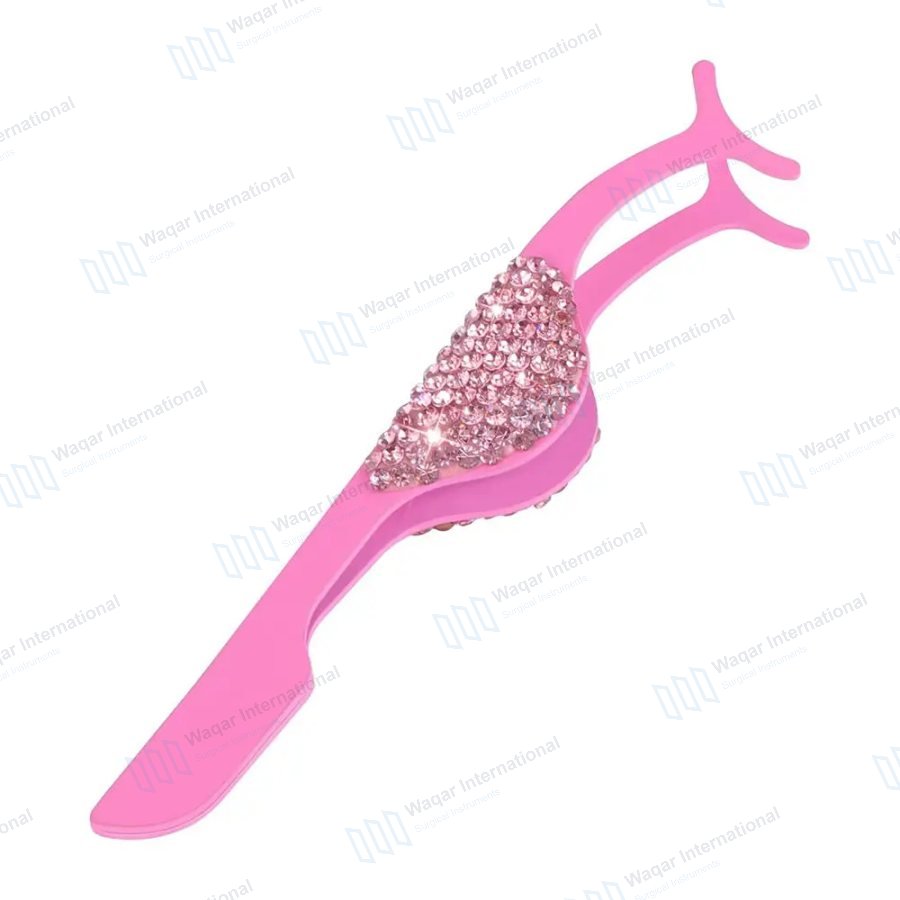 Japanese Stainless Steel Eyelash Tweezer Applicator — beauty instruments manufactured by Waqar International, Sialkot