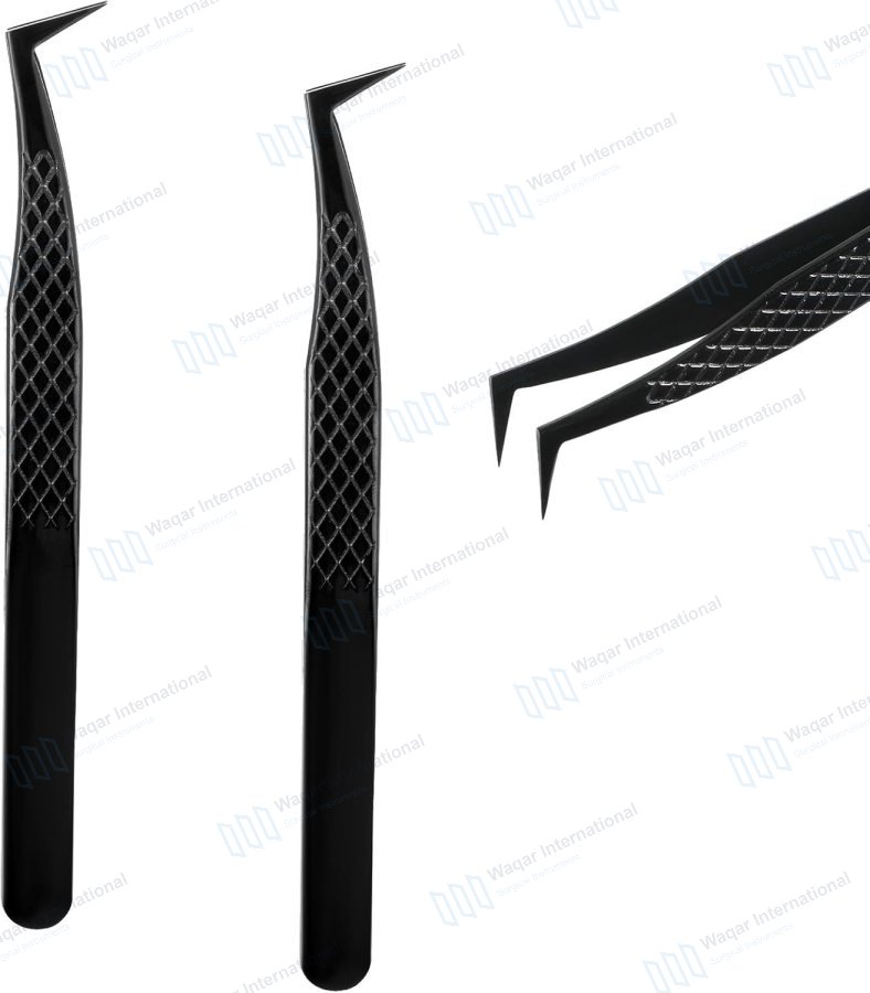 Free Design Beauty Eyelash Tweezers — beauty instruments manufactured by Waqar International, Sialkot