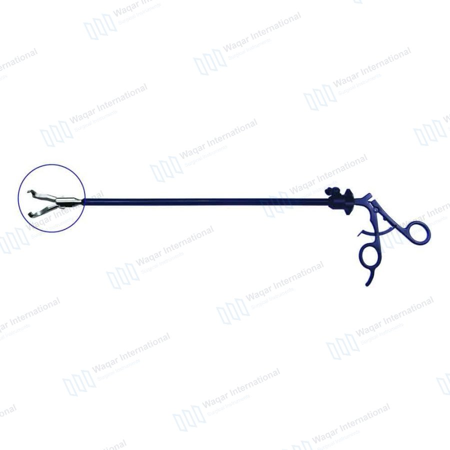Anvil Grasper 10mm X 36cm Stainless Steel Endoscopic — laparoscopy surgery manufactured by Waqar International, Sialkot