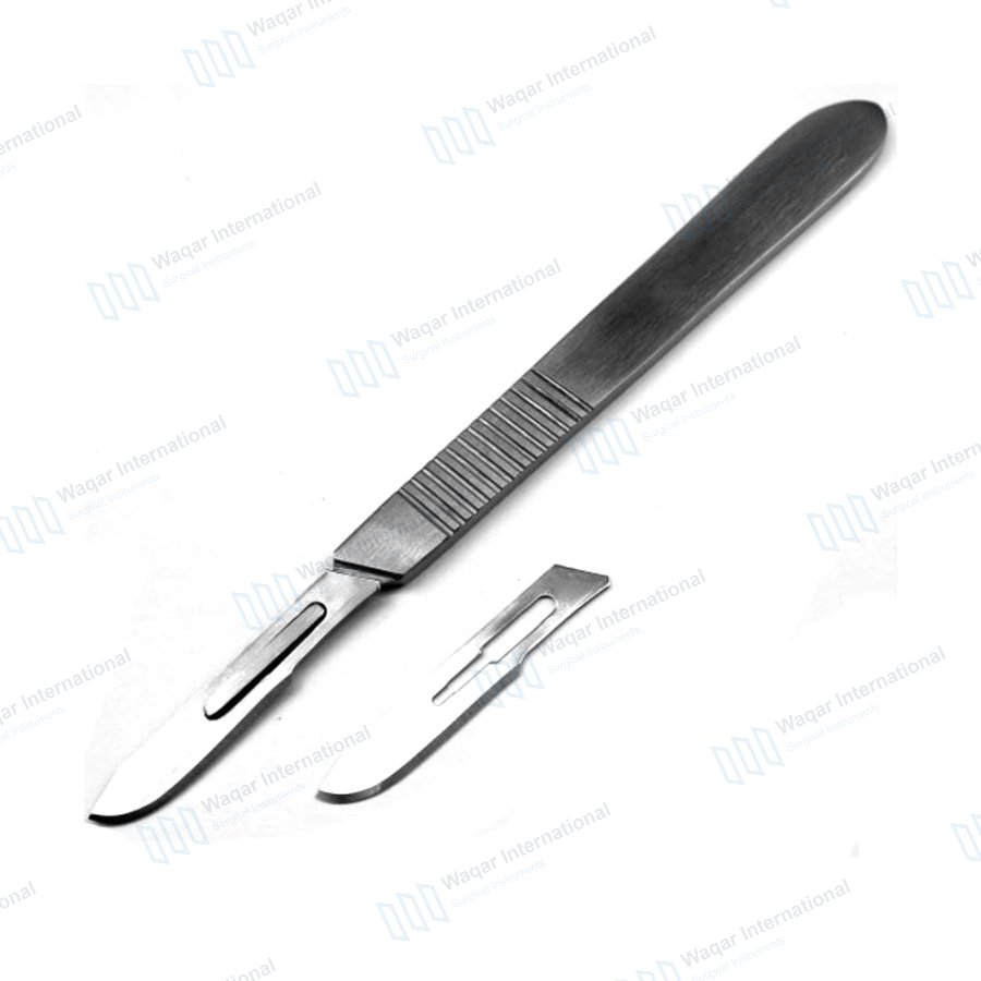 Disposable Steel Surgical Scalpels and Blades Instrument — surgical instruments manufactured by Waqar International, Sialkot