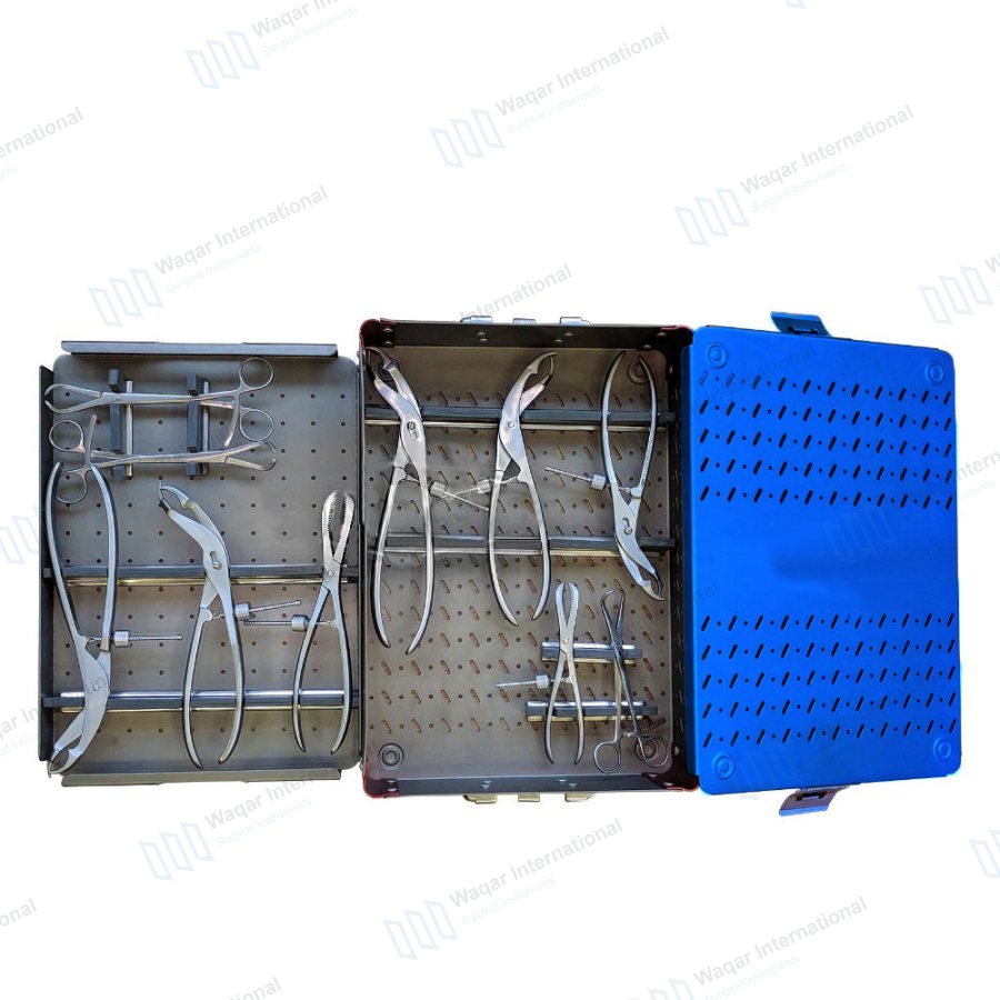 Orthopedic Bone Reduction Clamps Forceps Set — orthopedic instruments manufactured by Waqar International, Sialkot