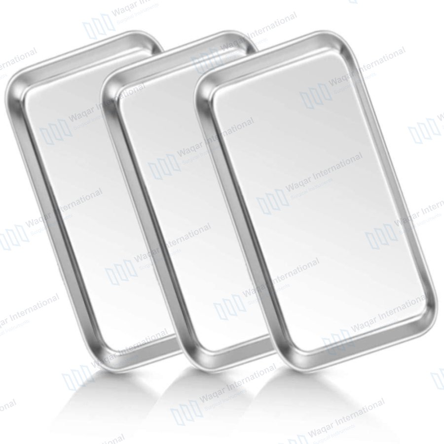 Stainless Steel Sterilization Tray Double Level — surgical instruments manufactured by Waqar International, Sialkot