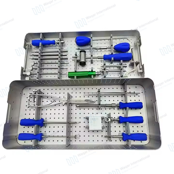 Excellent Broken Screw Removal Instrument Set Orthopedic — orthopedic instruments manufactured by Waqar International, Sialkot