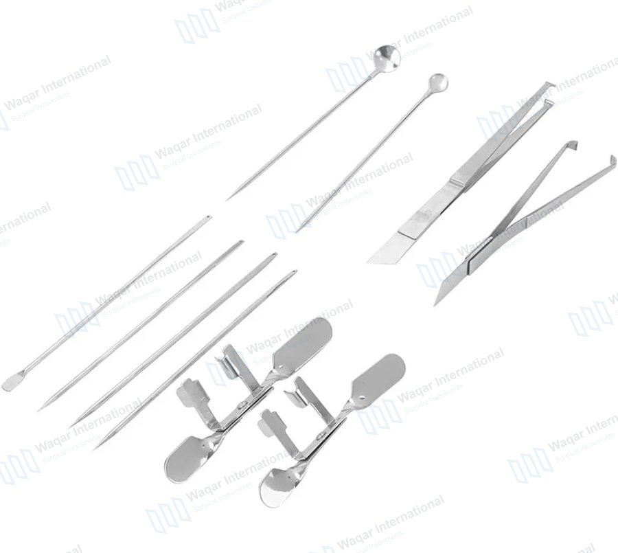 Stainless Steel Veterinary ENT Diagnostic Surgical Instrument Set — ent instruments manufactured by Waqar International, Sialkot