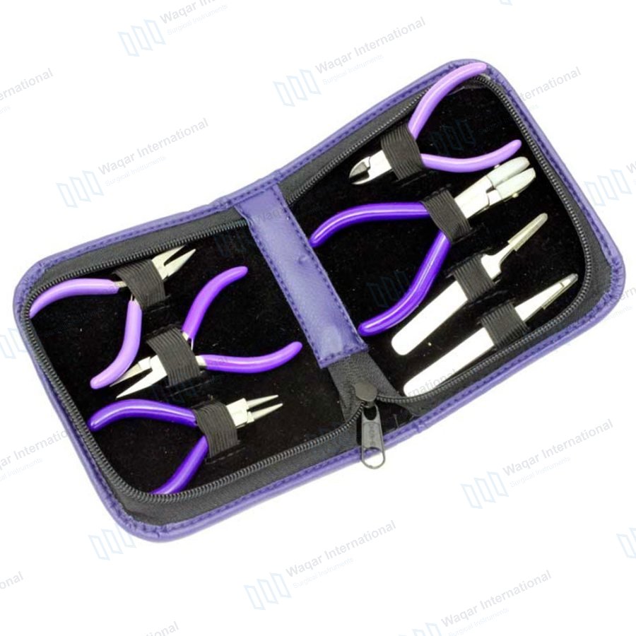 Jewelry Pliers Kit with Carbon — surgical instruments manufactured by Waqar International, Sialkot