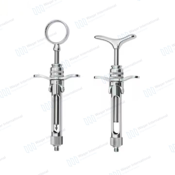 Dental Stainless Steel Syringe Anesthesia Syringe 1.8ml — dental instruments manufactured by Waqar International, Sialkot