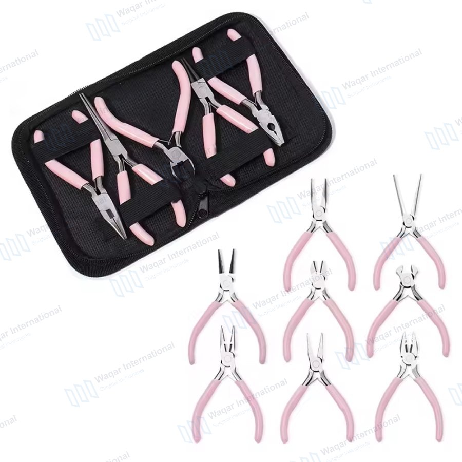Stainless Steel & Carbon Steel Flat Nose Pliers — beauty instruments manufactured by Waqar International, Sialkot