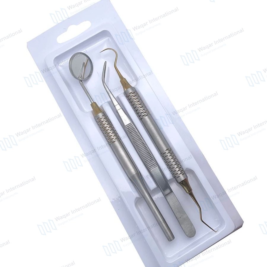 Stainless Steel Dental Hygiene Tool Kit Removal — dental instruments manufactured by Waqar International, Sialkot