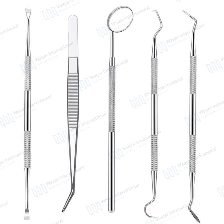 Dental Kit Steel Tweezer Set — dental instruments manufactured by Waqar International, Sialkot