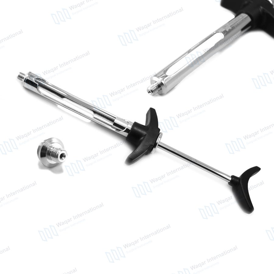 Stainless Steel Dental Syringe Surgical Instrument Head Dental — dental instruments manufactured by Waqar International, Sialkot