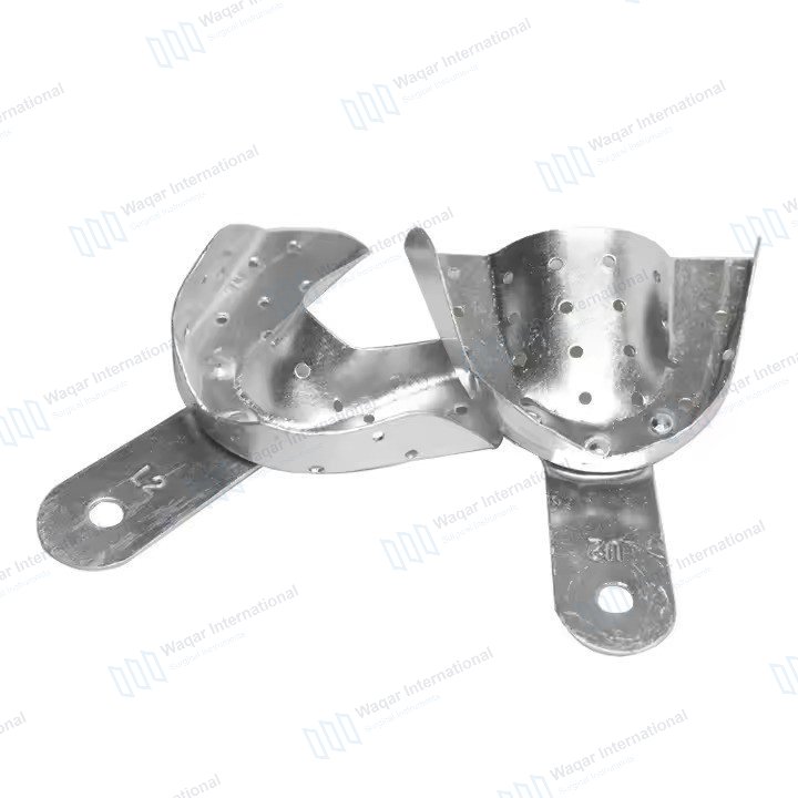 High Precision Dental Impression Perforated Large Trays Upper — dental instruments manufactured by Waqar International, Sialkot