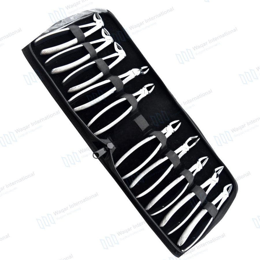 10pcs Dental Surgical Instruments Set Adult — dental instruments manufactured by Waqar International, Sialkot