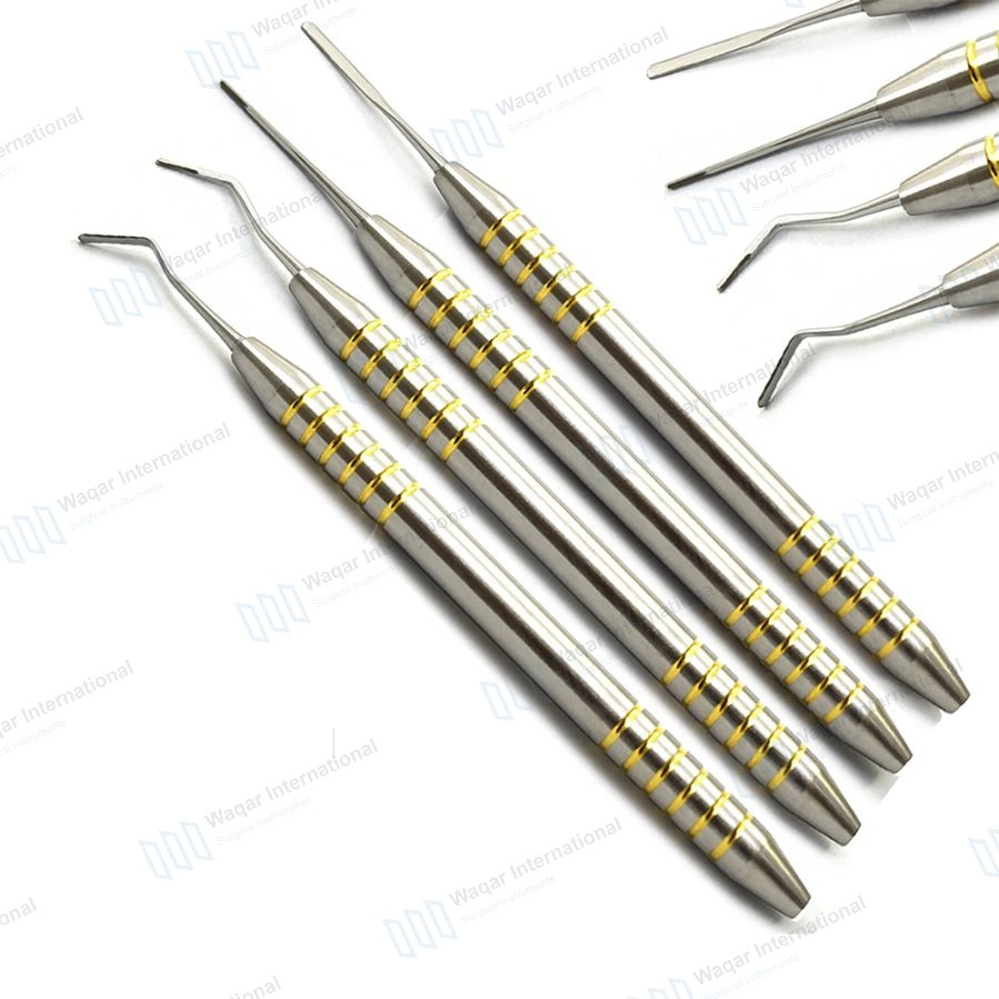 Dental PDL Luxating Root Elevators Set — dental instruments manufactured by Waqar International, Sialkot