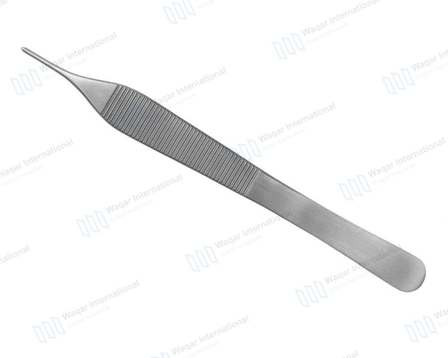 Stainless Steel Adson Surgical Forceps (Toothed — dental instruments manufactured by Waqar International, Sialkot