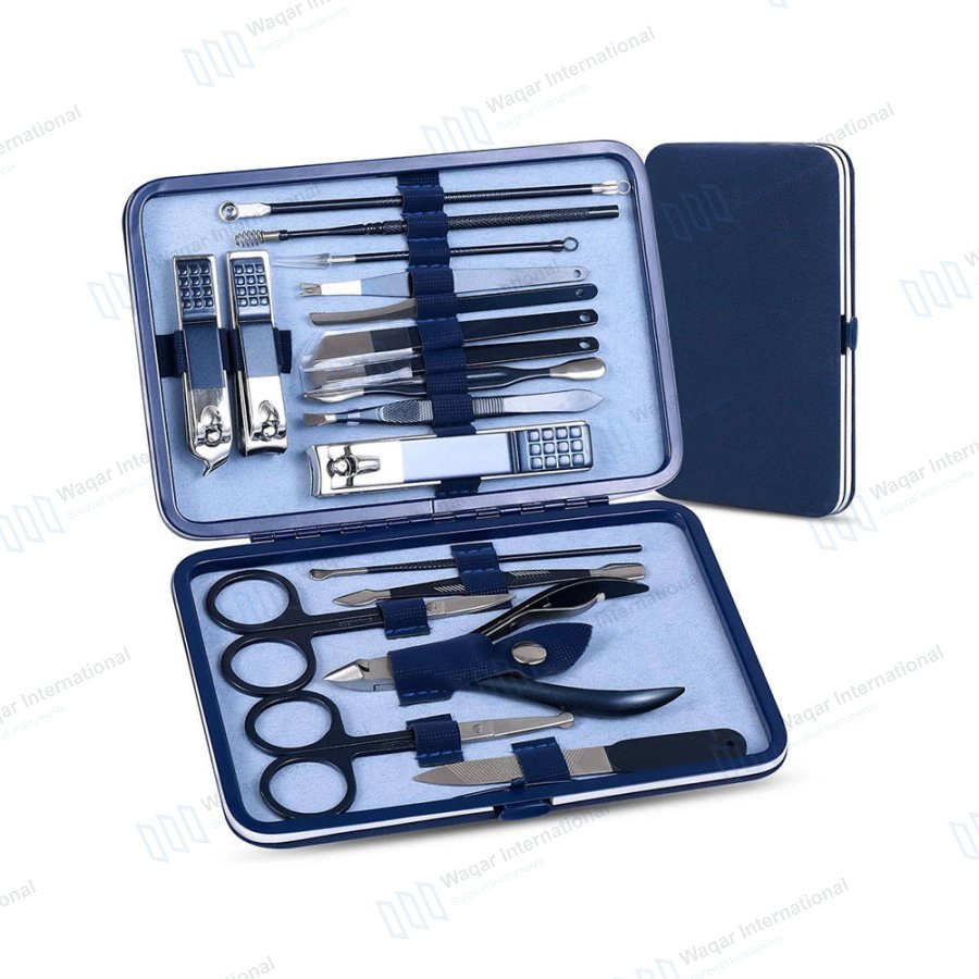 Child-Sized Stainless Steel Manicure Nail Kit Gift Set — beauty instruments manufactured by Waqar International, Sialkot