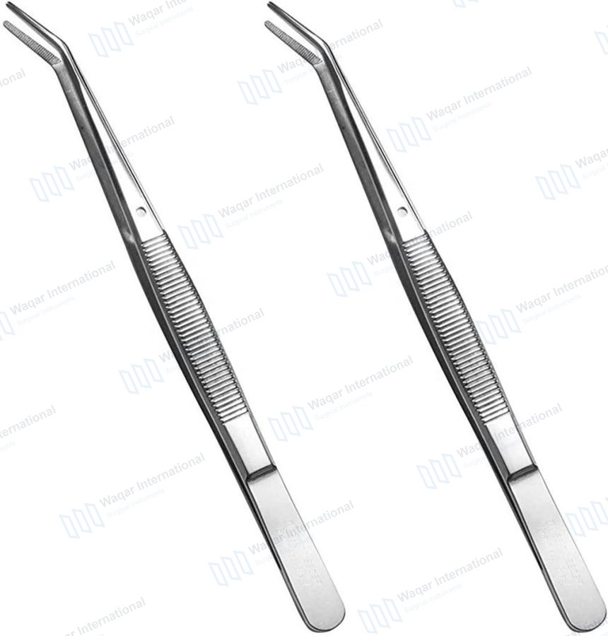 Dental College Tweezer Forceps-Stainless Steel Serrated Tip Multipurpose — dental instruments manufactured by Waqar International, Sialkot