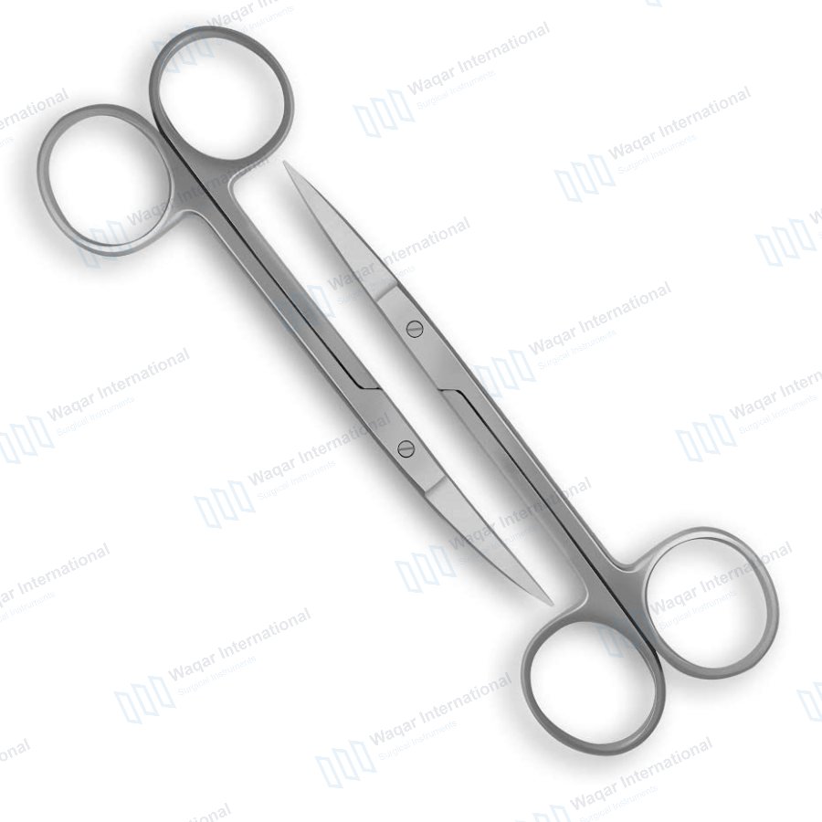 Stainless Steel Gum Scissors Curved Straight — dental instruments manufactured by Waqar International, Sialkot