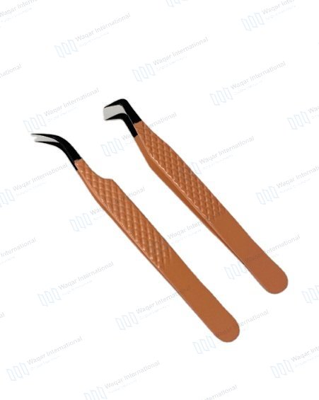 Classic Straight J2 Japanese Stainless Steel Beauty Eyelash Tweezers — beauty instruments manufactured by Waqar International, Sialkot
