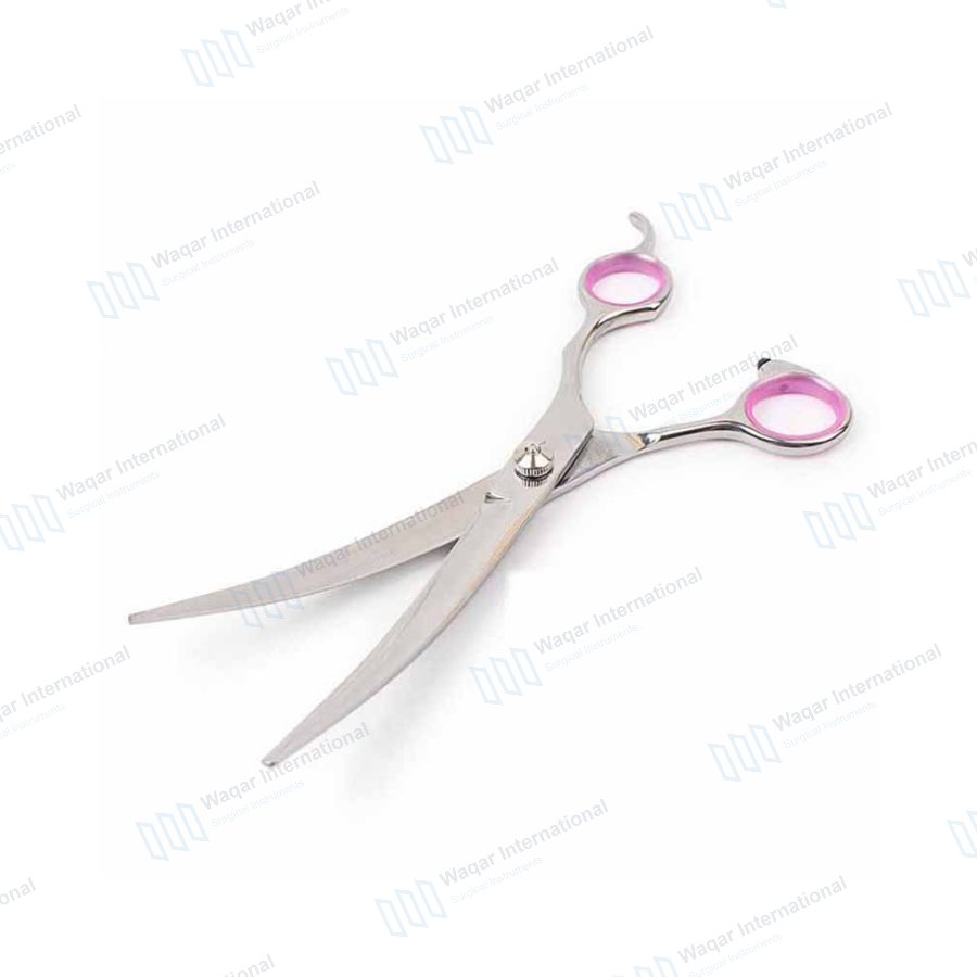Japanese Stainless Steel Barber Scissors Set Sharp Plastic — dental instruments manufactured by Waqar International, Sialkot