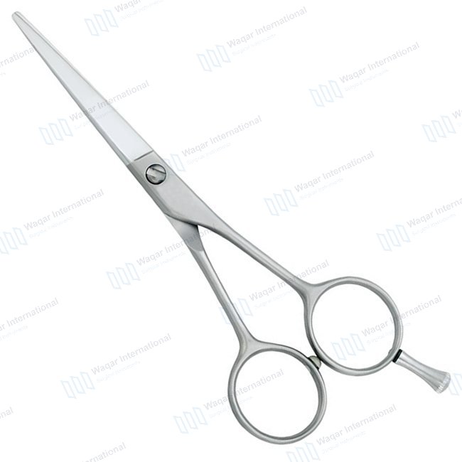 Straight Right-Handed Barber Scissors Multi-Color Coated — dental instruments manufactured by Waqar International, Sialkot