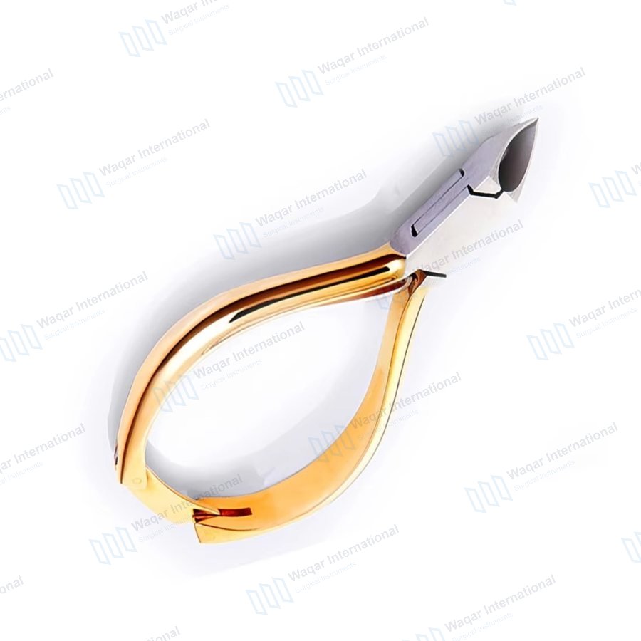 Stainless Steel Cuticle Nippers Nail Clippers Wide — beauty instruments manufactured by Waqar International, Sialkot