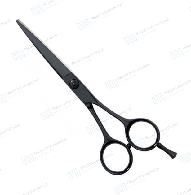 Barber Scissors Stainless Steel Straight — beauty instruments manufactured by Waqar International, Sialkot