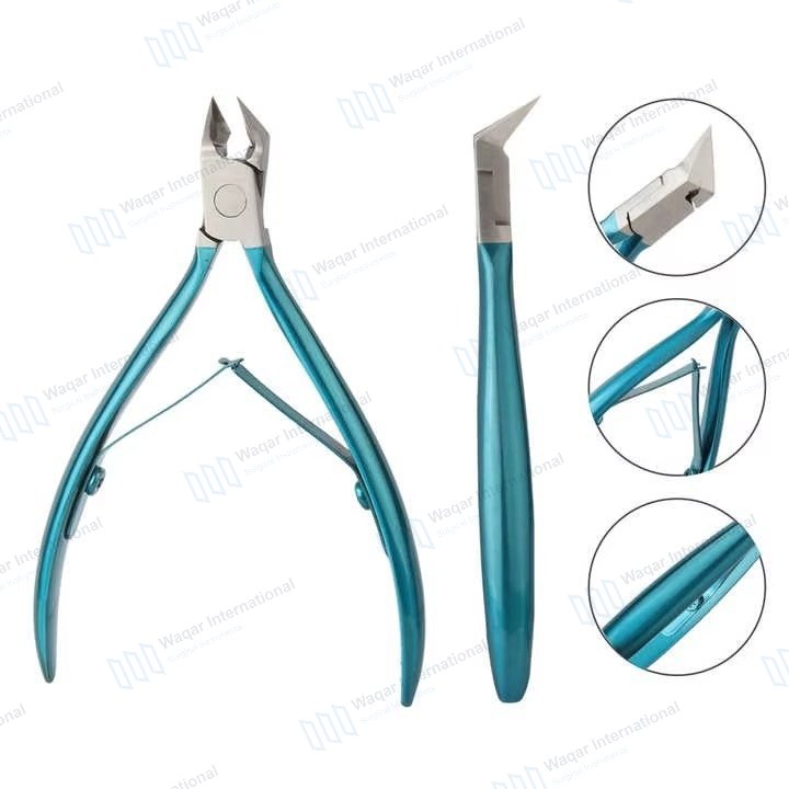 Manicure Pedicure Cuticle Nippers Stainless Steel Finger — beauty instruments manufactured by Waqar International, Sialkot