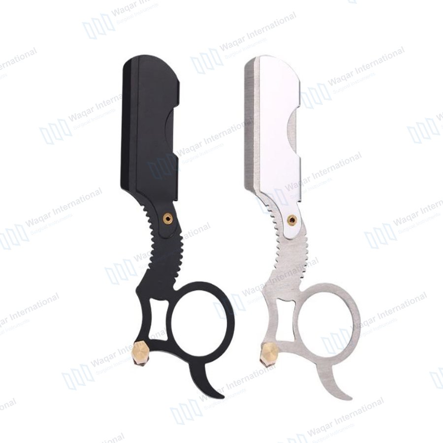 Stainless Steel Straight Blade — beauty instruments manufactured by Waqar International, Sialkot